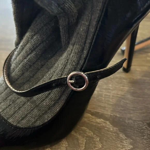 Zara Sock Bootie Heels Pointed Toe Stretch Knit Stiletto Pumps EU 35 US 5 NWT - Picture 3 of 8